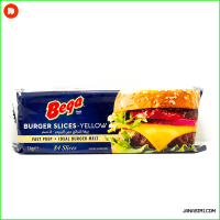 Bega Burger Slices Cheese - Yellow 1kg (84 Slices)